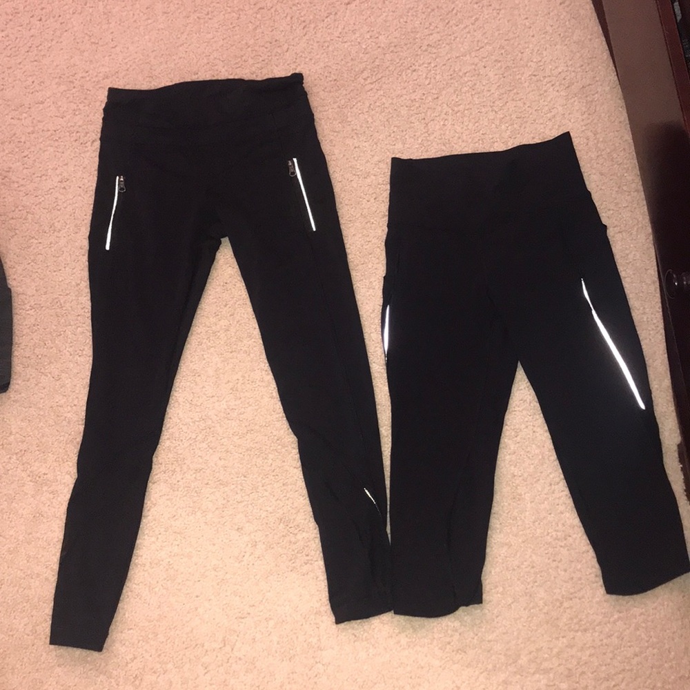 Crop legging and lululemon leggings